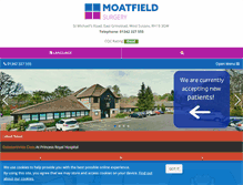 Tablet Screenshot of moatfield.co.uk